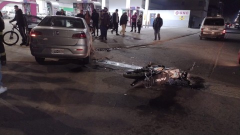 Dos accidentes de moto en menos de una hora en la zona donde este domingo se pintó una estrella amarilla