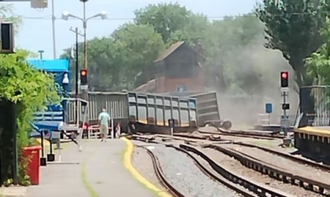 Urgente: descarriló una formación del tren Sarmiento y hay demoras en el servicio