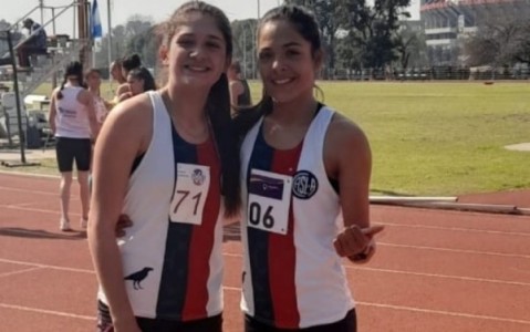 Quienes son las mellizas rodriguenses que rompieron un r&eacute;cord nacional de atletismo