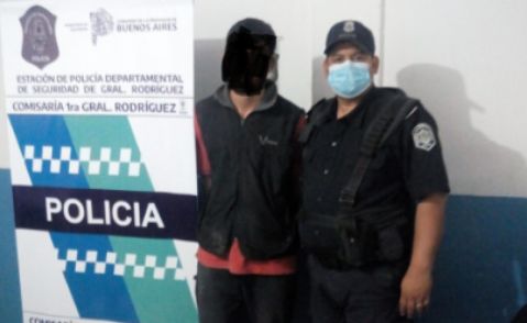 Allanamiento y detención de un joven acusado de varios robos en el distrito