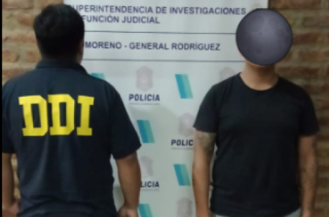 Detuvieron a un joven acusado de un robo a una familia de comerciantes de General Rodríguez