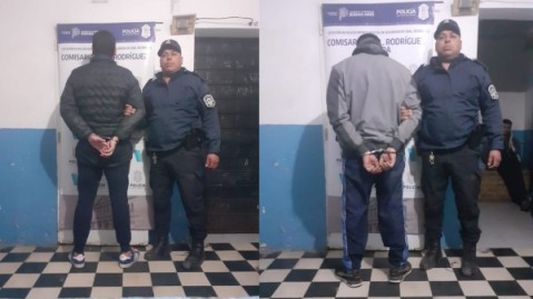 Iban armados, con droga y en un auto robado: terminaron arrestados en el barrio Almafuerte