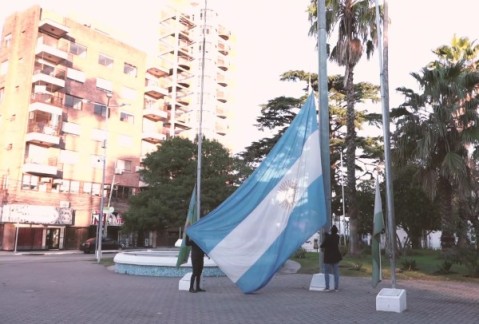 Sin posibilidad de un acto, el Municipio celebró el día patrio con un vídeo