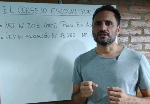Qué dijo el presidente del Consejo Escolar tras el polémico mail sobre el uso de la calefacción en escuelas