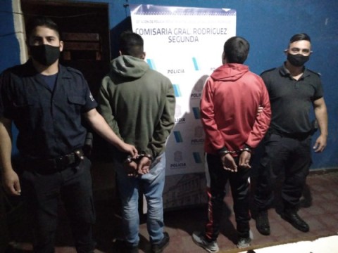 Arrestaron a dos jóvenes tras raíd delictivo en la zona de Malvinas