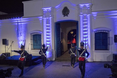 Actos oficiales por el 9 de julio e inauguración del nuevo edificio de la Escuela N° 22