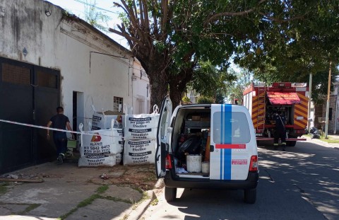 Operativo por escape de gas en domicilio céntrico en la tarde de este sábado