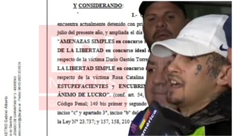 Qué dice el expediente del juzgado del Dr. Castro que dio la excarcelación a L-Gante