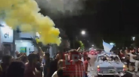 Javier Milei presidente: así celebraron los libertarios en General Rodríguez