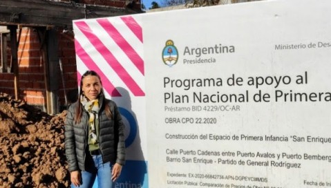 Así será y avanza la obra del primer Espacio de Primera Infancia de General Rodríguez