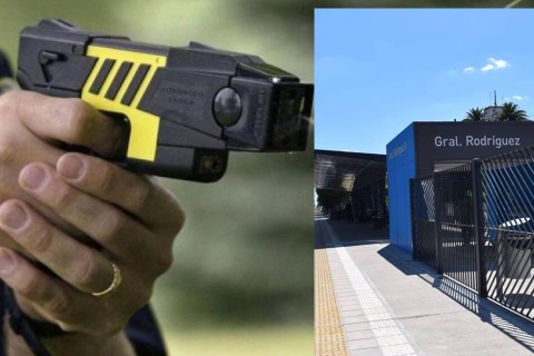 La Policía Federal usará pistolas Taser en las estaciones de tren: ¿qué pasará en el ramal Moreno-Mercedes?