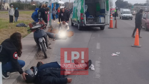 Una chica de 14 años fue atropellada en Ruta 7 y debió ser trasladada al Hospital