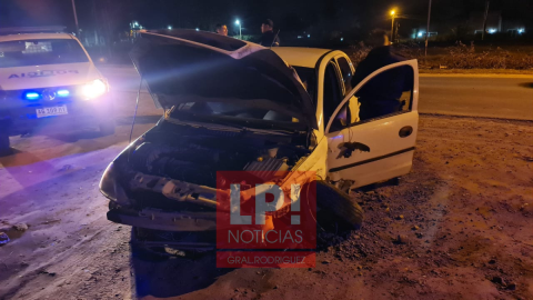 Funcionaria municipal chocó borracha en Ruta 7 y casi provoca una tragedia