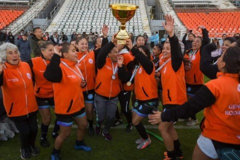 El seleccionado de fútbol femenino de General Rodríguez se consagró campeón de la Copa Igualdad en Mar del Plata