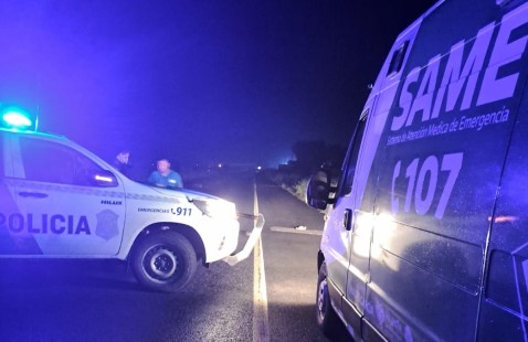 Fatal episodio en la Ruta 6: un hombre murió arrollado por varios vehículos