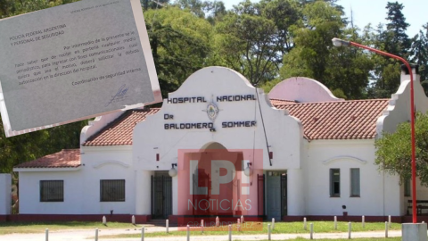 El particular cartel que colocó el Hospital Sommer tras un informe crítico en el streaming de "Contame la posta"