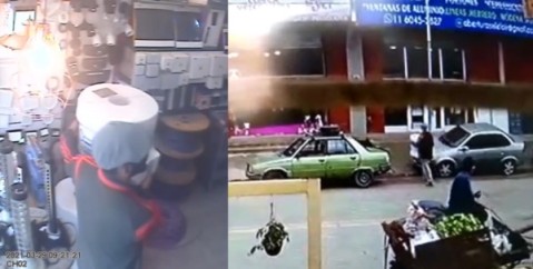 Video: robo organizado a una casa de electricidad del barrio Escasany