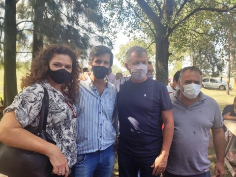 Emilio Monzó recorrió General Rodríguez junto a concejales opositores