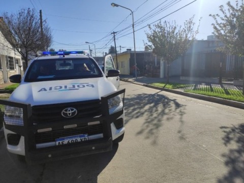 Susto para vecina en una casa céntrica