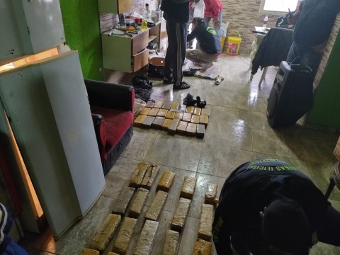 Operativo antinarco en Gral Rodríguez: una pareja detenida y gran cantidad de droga secuestrada