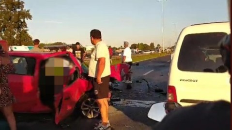 Choque y muerte en el Acceso Oeste durante la tarde del domingo