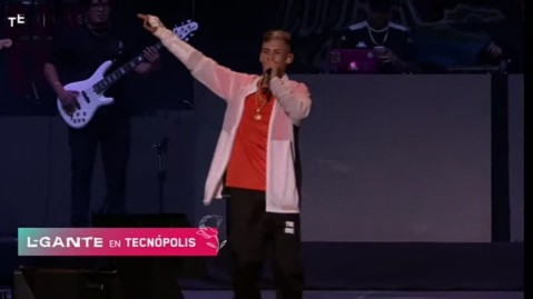 Mirá el recital completo de L-Gante en Tecnópolis