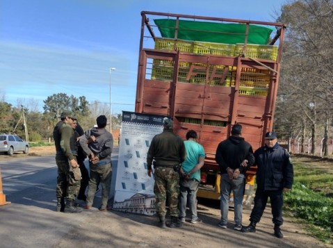 Desbarataron una banda de piratas del asfalto en Ruta 24