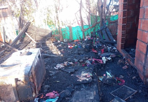 Perdieron todo en un incendio: "Queremos que Edenor se haga responsable"