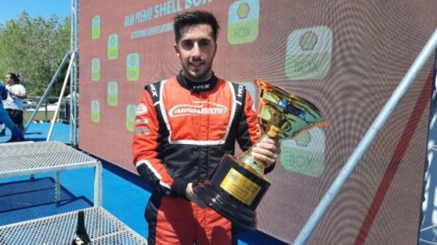 El rodriguense Nicolás Impiombato hizo historia en el TC Pista