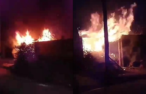 Voraz incendio en barrio Bicentenario: señalan que fue intencional y por un posible caso de abuso