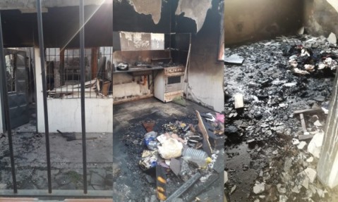 Le desvalijaron la casa y se la prendieron fuego: "Está todo destruido"