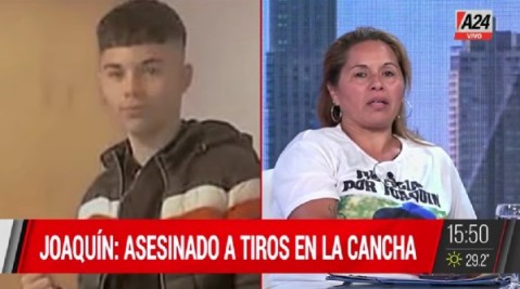 La sospecha de la madre de Joaquín, el hincha de Luján asesinado por barras de Alem