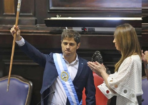 Kicillof inici&oacute; su segundo mandato como gobernador: parafrase&oacute; a Milei y cuestion&oacute; la coparticipaci&oacute;n