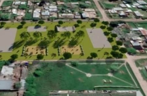 Cómo será el playón deportivo que construirán en Agua de Oro con fondos del COMIREC