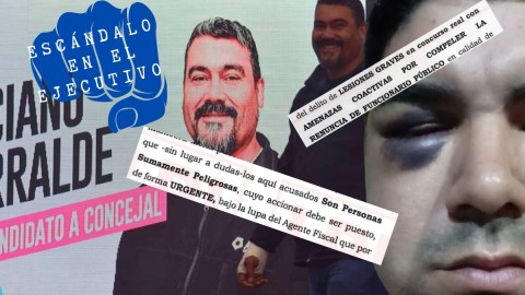 Funcionario denunció al Jefe de Gabinete y a un subsecretario, por una golpiza que le rompió el orbital del ojo