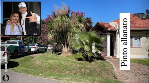 L-Gante y su novia complicados tras los allanamientos: encontraron una réplica de arma de fuego