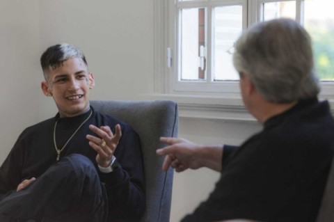 L-Gante contestó a las críticas que recibió por su encuentro con Alberto Fernández en Olivos