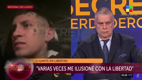 L-Gante íntimo: sus confesiones en su primera entrevista televisiva tras salir de la cárcel