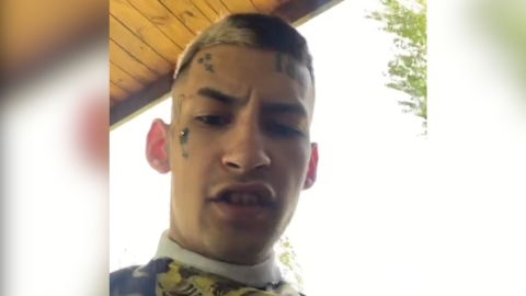 Tras el triunfo de Javier Milei, L-Gante publicó un video muy enojado: qué dijo