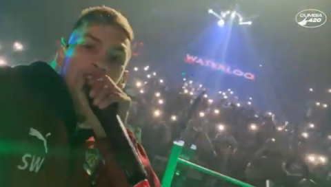 Video: así recordó L-Gante a El Noba en un show en Mendoza