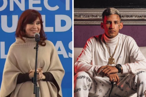 L-Gante mencionó a Cristina Kirchner en su nueva canción