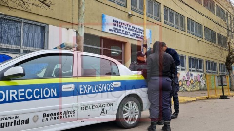 Amenaza de bomba en el "Mixto" generó alteración y preocupación: tampoco habrá clases a la tarde