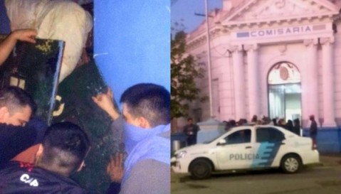 Reclamo y principio de motín en la Comisaría 1°