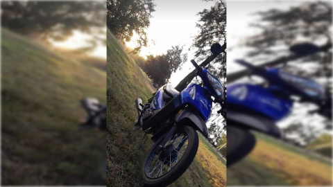 Fue a visitar a su primo en la zona céntrica de la ciudad, y al salir le habían robado la moto