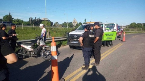 Tensión y un joven herido durante un encuentro de motociclistas en Ruta 24