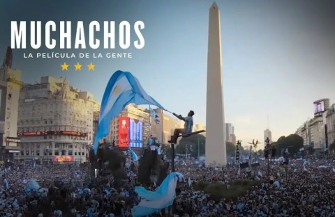 Nueva función de la película "Muchachos" con entrada libre y gratuita en General Rodríguez