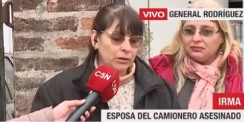 Video: el desgarrador testimonio de la ex pareja del camionero asesinado