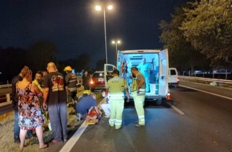 Un auto atropelló a un menor en el Acceso Oeste