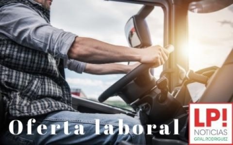 Oportunidad laboral: Buscan chofer de camión