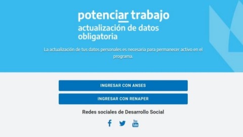 Potenciar Trabajo: Se convocó a un listado de beneficiarios a actualizar sus datos